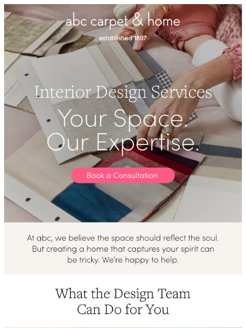 abchome newsletter: Your Space. Our Expertise.