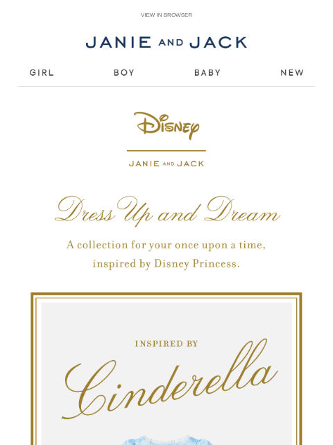 janieandjack newsletter: New in: our Disney Princess collection