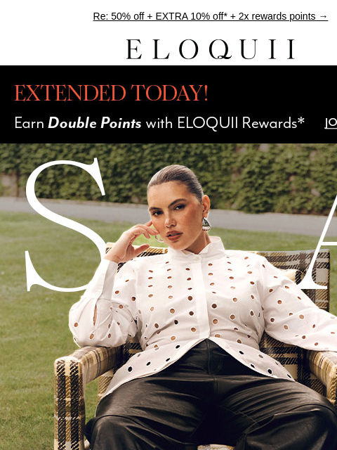 eloquii newsletter: We call this: splurging on a budget