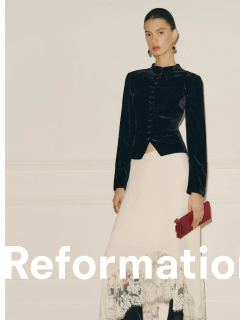 thereformation newsletter: NEW LEAF
