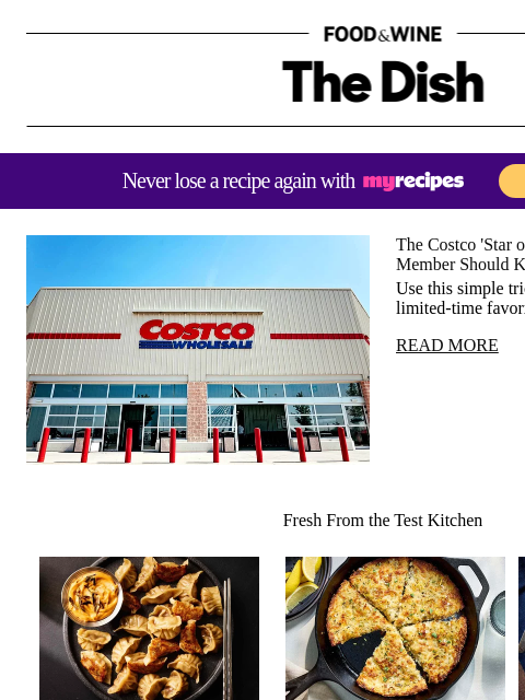 foodandwine newsletter: The Costco 'Star of Death' Is a Sign Every Member ...