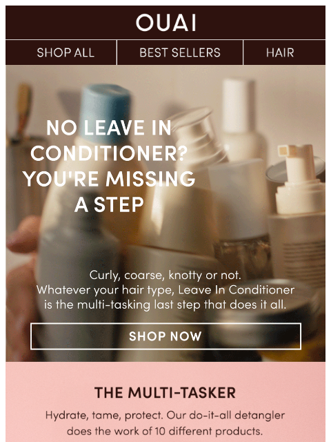 theouai newsletter: Free mini Leave In Conditioner with $60+