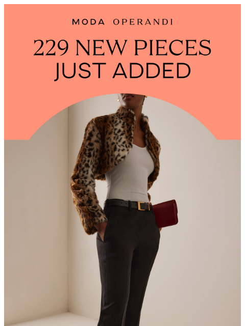 modaoperandi newsletter: 229 NEW PIECES INSIDE