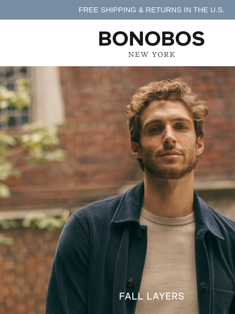 bonobos newsletter: Shacket Season Starts Now