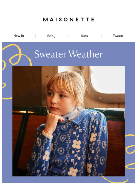 maisonette newsletter: Your New Favorite Fall Knits