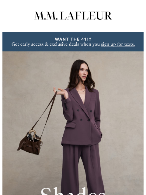mmlafleur newsletter: The season’s must-haves.