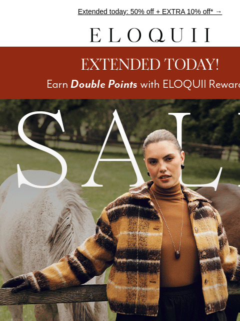 eloquii newsletter: Plot twist: sale is *still* on 🤭