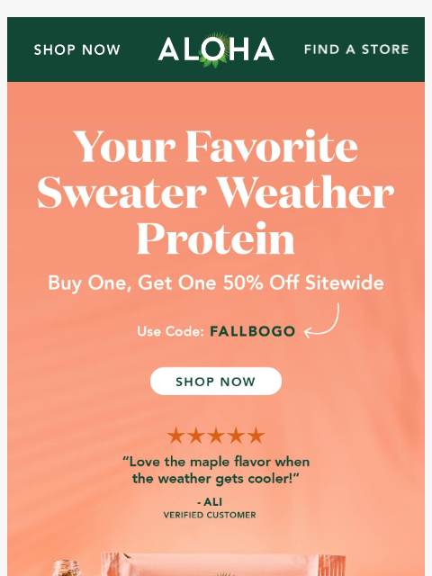 aloha newsletter: The fiber boost your fall needs