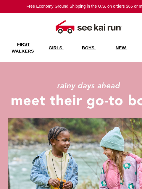 seekairun newsletter: ☔ Little Boots for Big Splashes