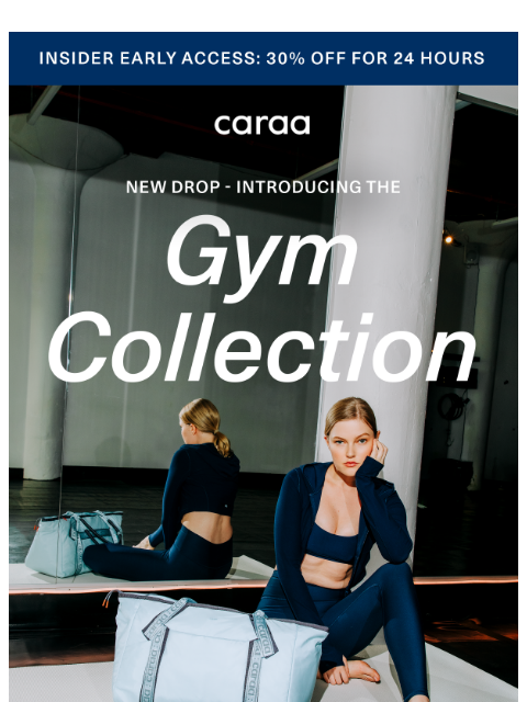 caraa newsletter: Introducing the New Gym Collection