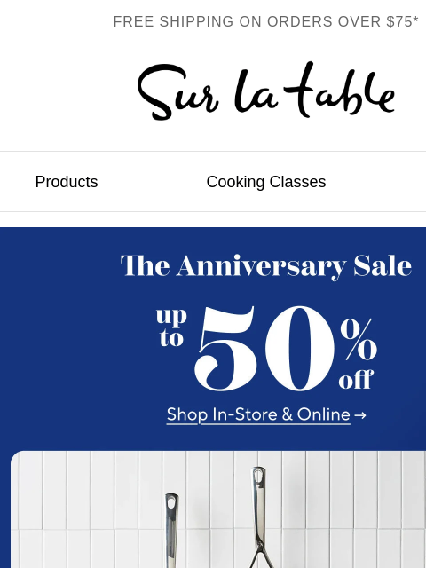 surlatable newsletter: Save on Stainless Steel Favorites