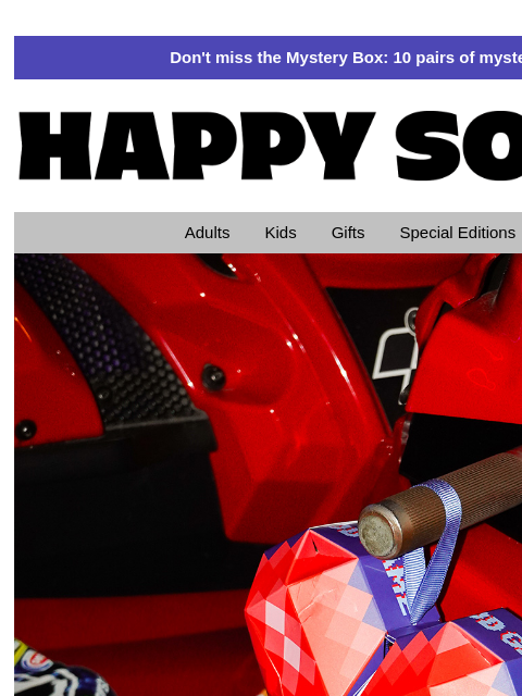happysocks newsletter: New Drop: Level the Playing Field