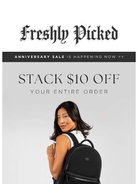 freshlypicked newsletter: ✨ SALE ENDS SOON 💫 Get up to 75% off NOW!