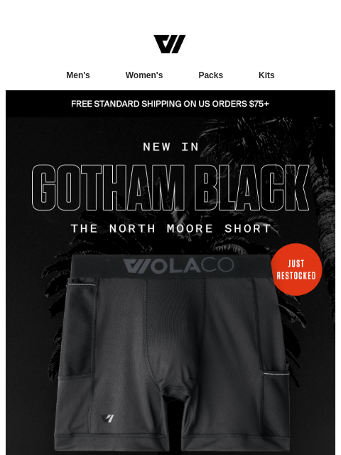 wolaco newsletter: JUST RESTOCKED | GOTHAM BLACK
