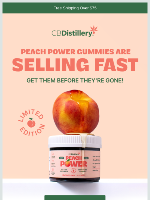 thecbdistillery newsletter: Going, Going...