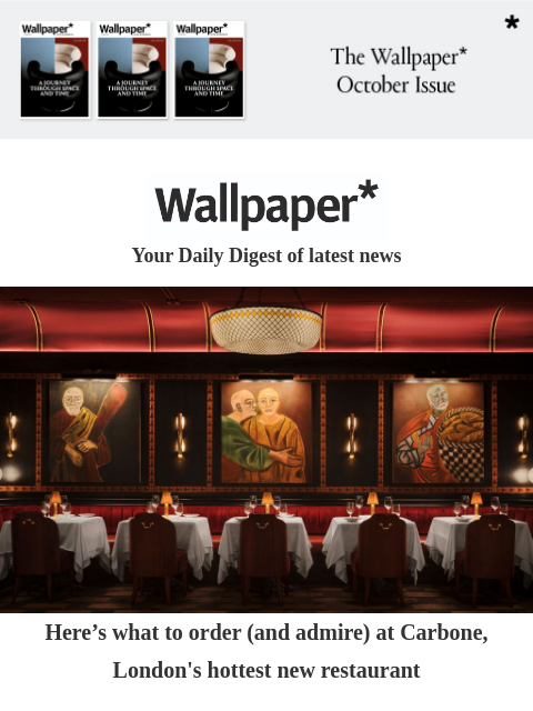 futureplc newsletter: Inside London's hottest restaurant opening