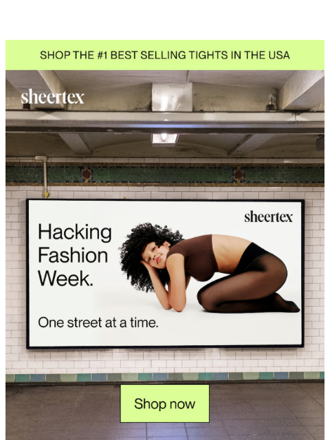 sheertex newsletter: HACKING NYFW