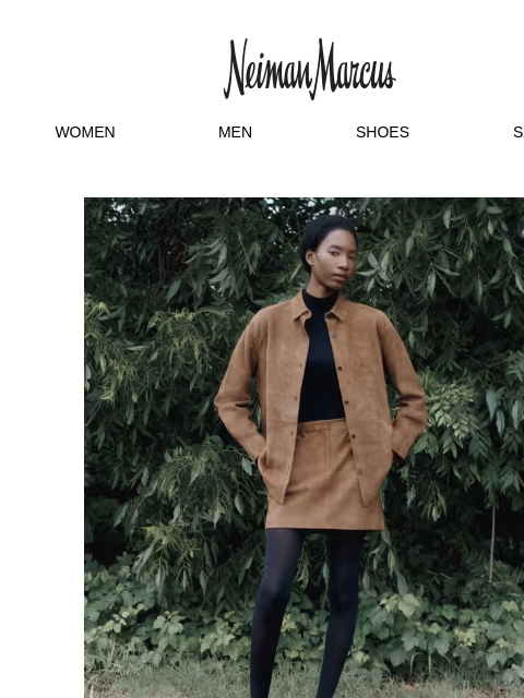 neimanmarcus newsletter: Theory’s new hide & chic look