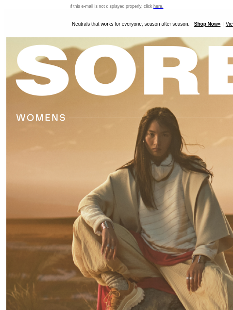 sorel newsletter: Neutrals that Never Go Out Of Style