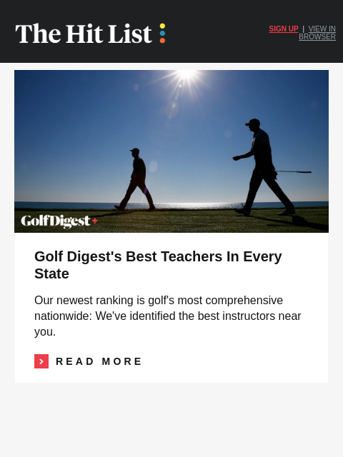 golfdigest newsletter: Former World No. 1 announces LPGA retirement