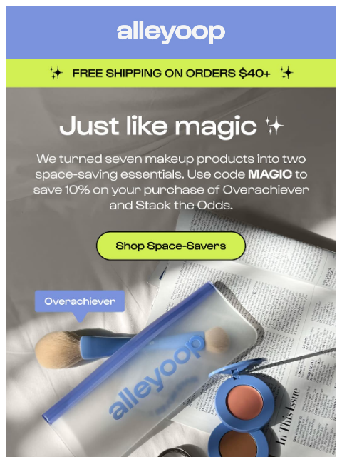 meetalleyoop newsletter: Wanna see a magic trick?