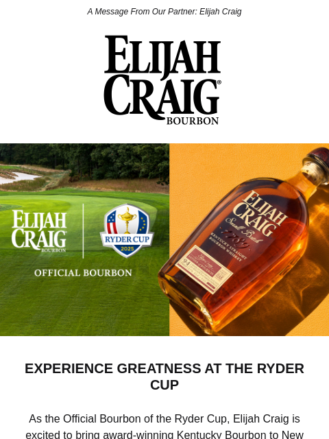 golfdigest newsletter: Experience Greatness at Bethpage Black with Elijah...