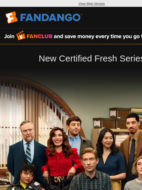 fandango newsletter: New Peacock Comedy Series: The Paper