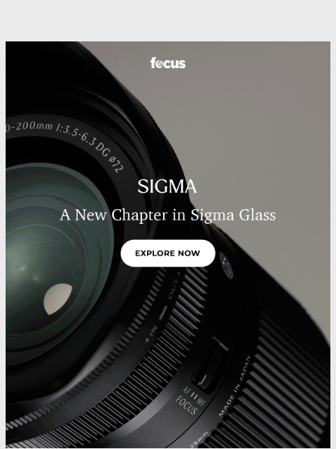focuscamera newsletter: Meet the new Sigma lens lineup 👋