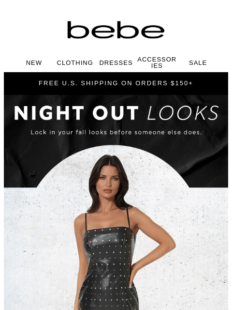 bebe newsletter: Looks for a Night to Remember