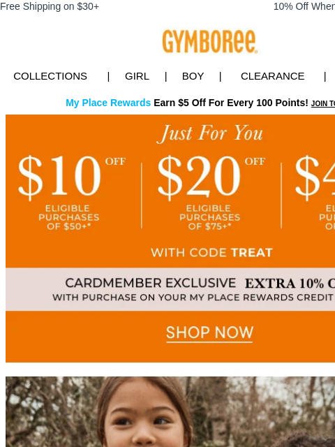 gymboree newsletter: Found: Fall's Most-Loved Styles 🧡 + DON'T MISS $1...