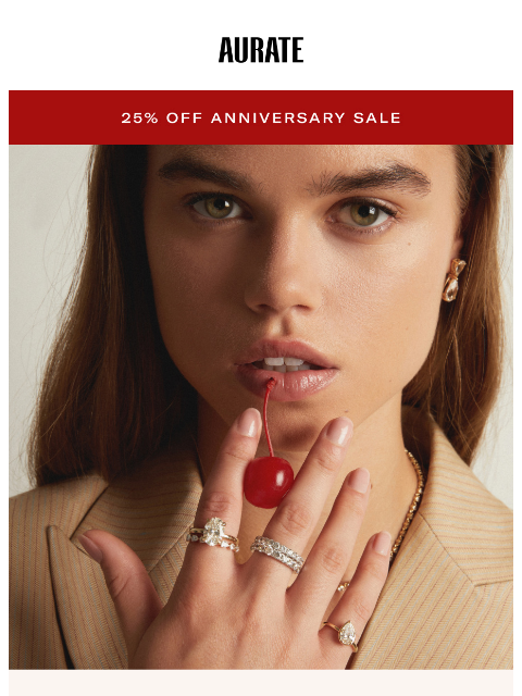 auratenewyork newsletter: HAPPY BDAY AURATE ❤️