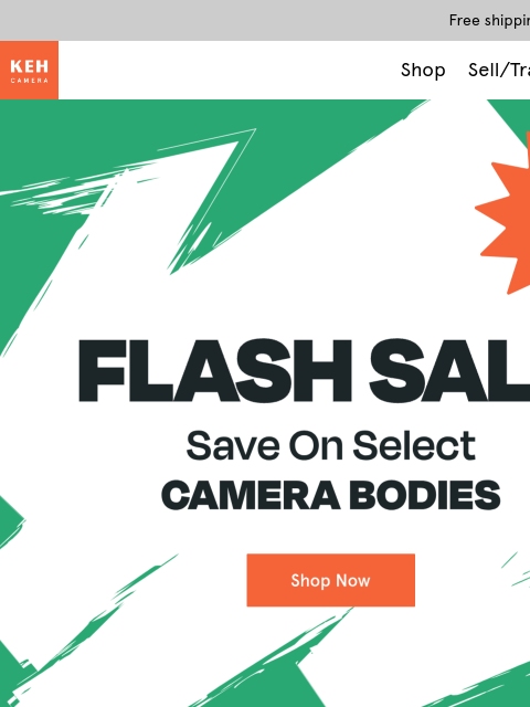 keh newsletter: 🚨 FINAL HOURS 🚨 to save on select camera bodies
