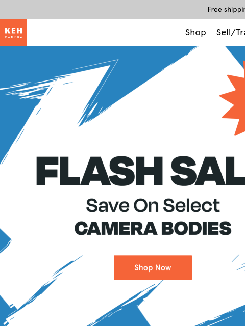 keh newsletter: ⏰ FINAL DAY ⏰ Save on select camera bodies