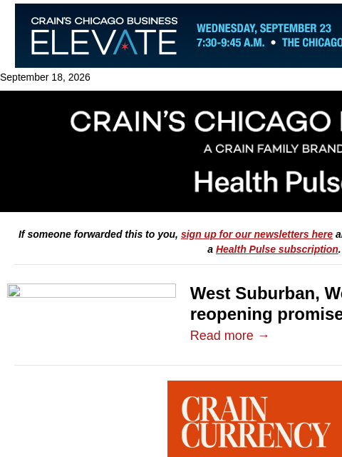 crainalerts newsletter: Insight faces doubtful staff