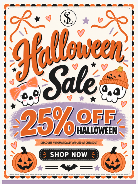 spearmintlove newsletter: 🎃 Halloween Sale! 25% Off Spooky Favorites