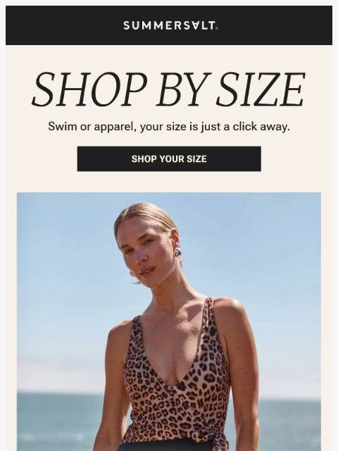 summersalt newsletter: The size you’re looking for