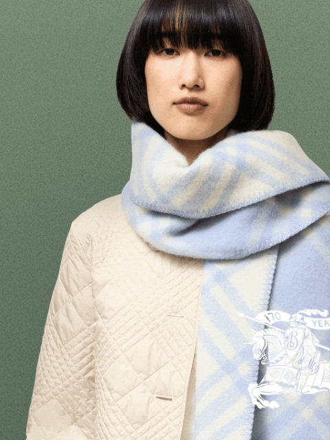 burberry newsletter: New scarves in season-ready tones