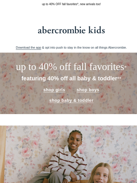 abercrombie newsletter: the fits behind every hayride, bonfire & beyond