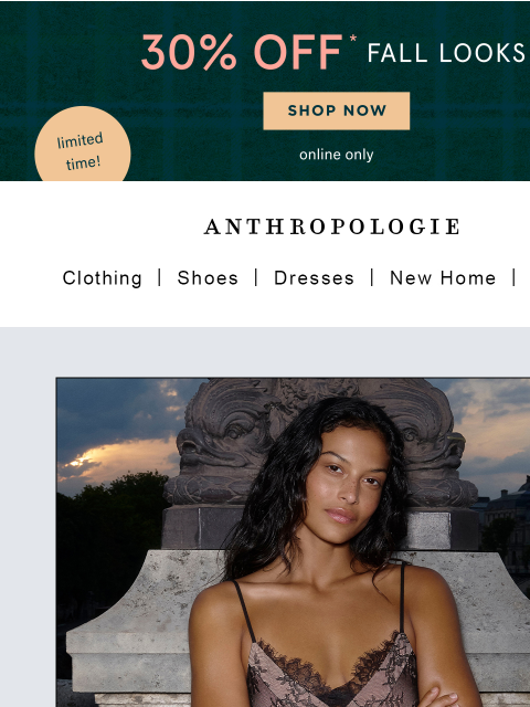 anthropologie newsletter: Slip into these new dresses