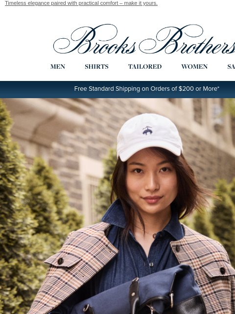 brooksbrothers newsletter: Meet Mia, style creator & Stanford student
