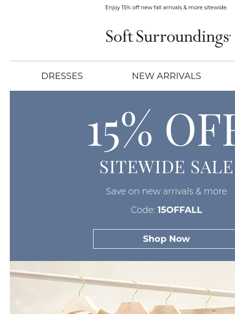 softsurroundings newsletter: A New Fall Lineup