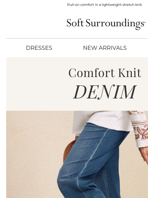 softsurroundings newsletter: An Ultra-Soft Side of Denim