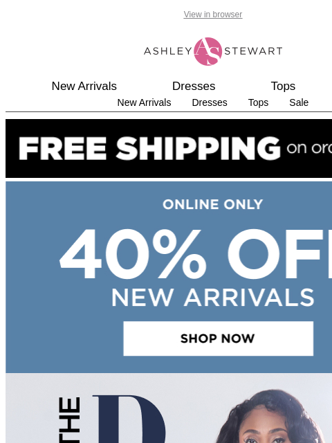 ashleystewart newsletter: The only thing better than denim sets is MORE deni...