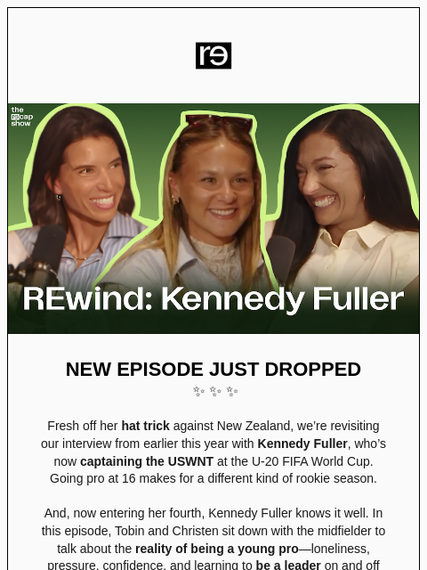 re-website newsletter: REwind: Captain Kennedy Fuller Just Makes Sense