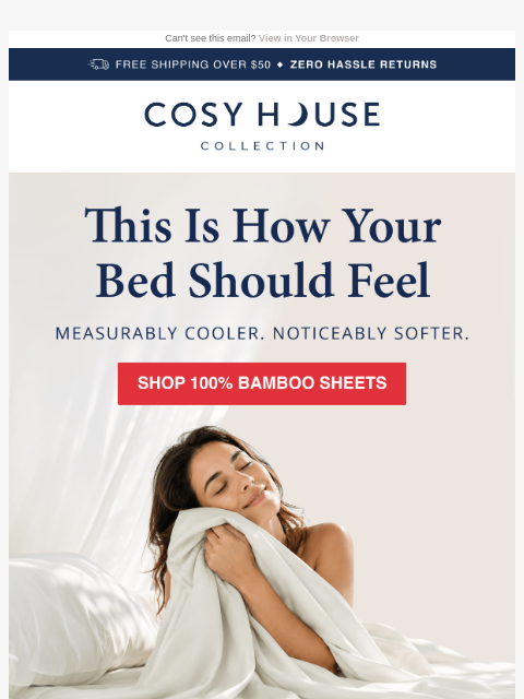 cosyhousecollection newsletter: Hot sleepers, this PSA is for you 📣