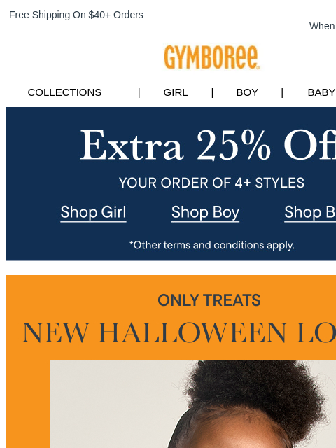 gymboree newsletter: Ghosts, Skeletons, Pumpkins... New Halloween Style...