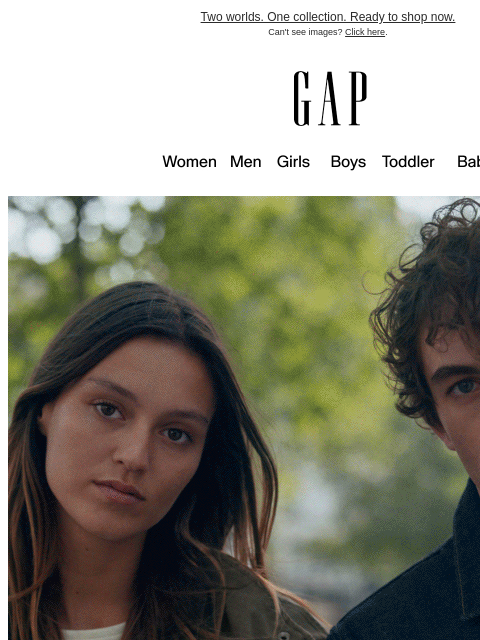 gap newsletter: Introducing Gap × A.P.C.