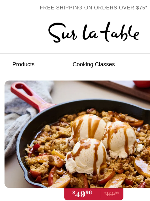 surlatable newsletter: VIS_Our bestselling skillet is under $50!