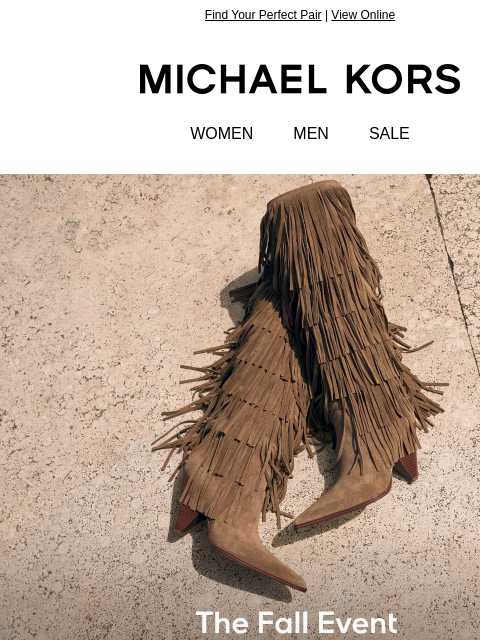 michaelkorsmail newsletter: Fall Boots Are Officially 25% Off