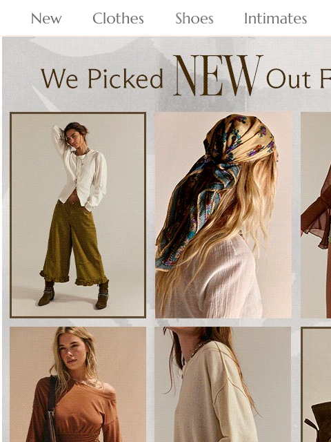 freepeople newsletter: NEW 🍃 NEW 🍃 NEW